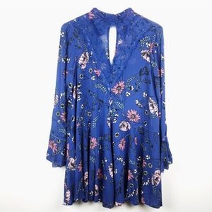 Lulu's boho deep v swing dress